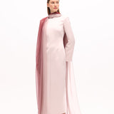 Degrade Şal Detay Elbise