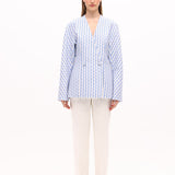 Beyaz Keten Pantolon