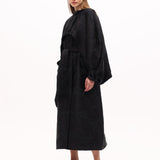 Çift Kat Brokar Trençkot