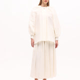 Büzgü Detaylı Reglan Kol Bluz